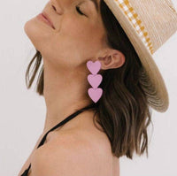 Sunshine Tienda - Women's Heart Earrings
