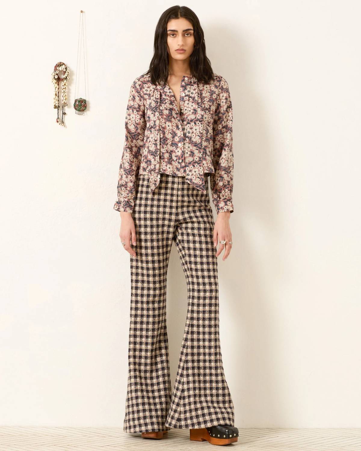 Alix Of Bohemia - Chancery Sepia Floral Top