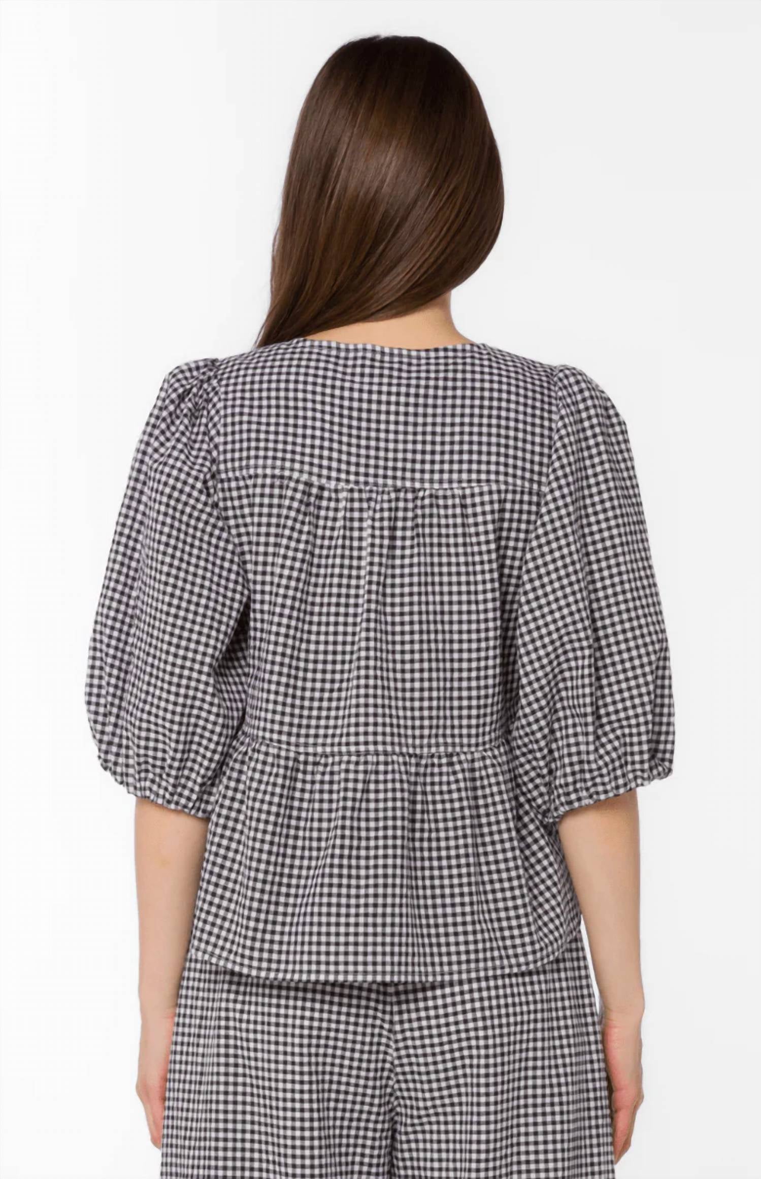 Velvet Heart - Ferlita Gingham Blouse