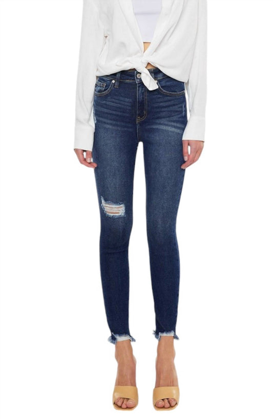 Kancan - GEMMA HIGH RISE ANKLE SKINNY JEANS