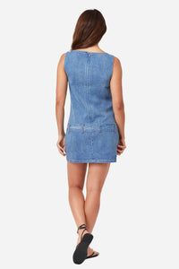 Habitual - Sleeveless Belted Mini Dress