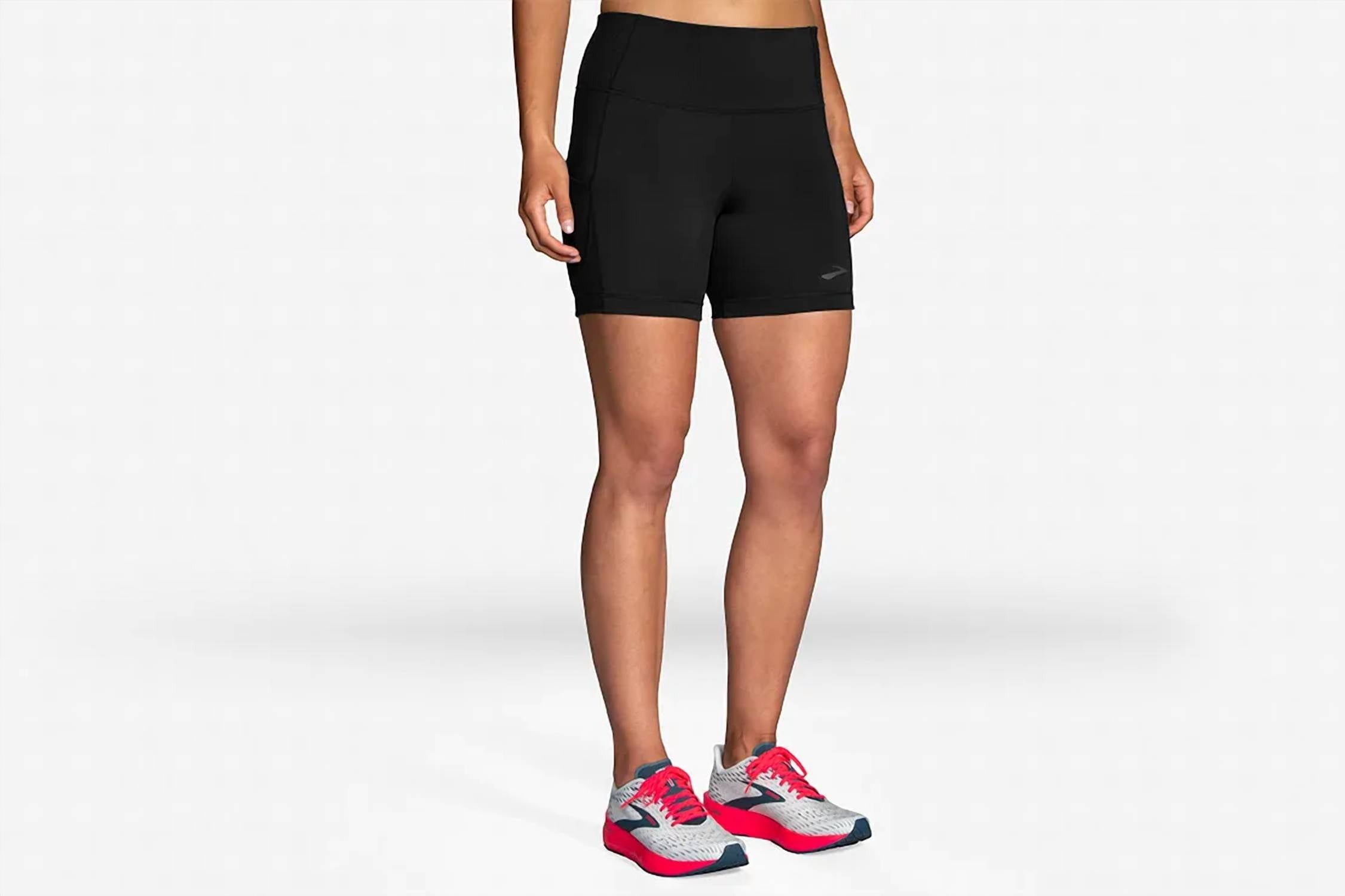 BROOKS Method 5" Short Tight in black - women's shorts