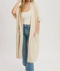 Bluivy - Soft Yarn Oversized Cardigan