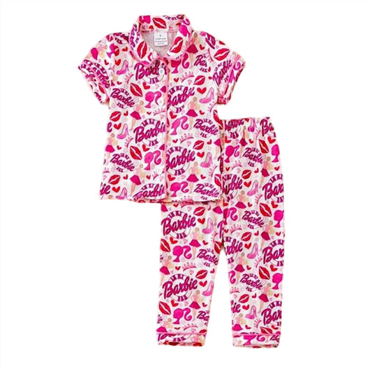 Kidscharm - Girl's Barbie Pajama Set