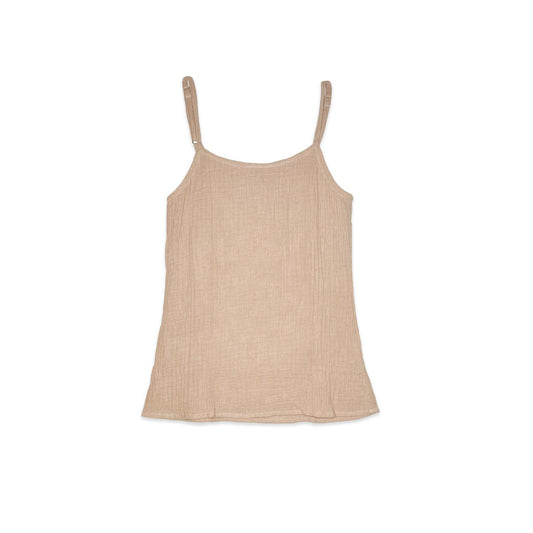 Women's Organic Grid Cotton Gauze Cami