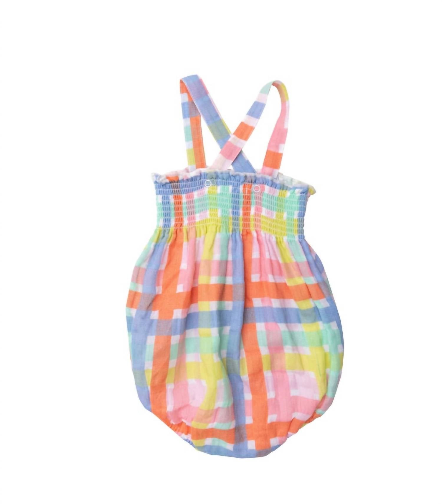 Angel Dear - Baby's Smocked Sunsuit