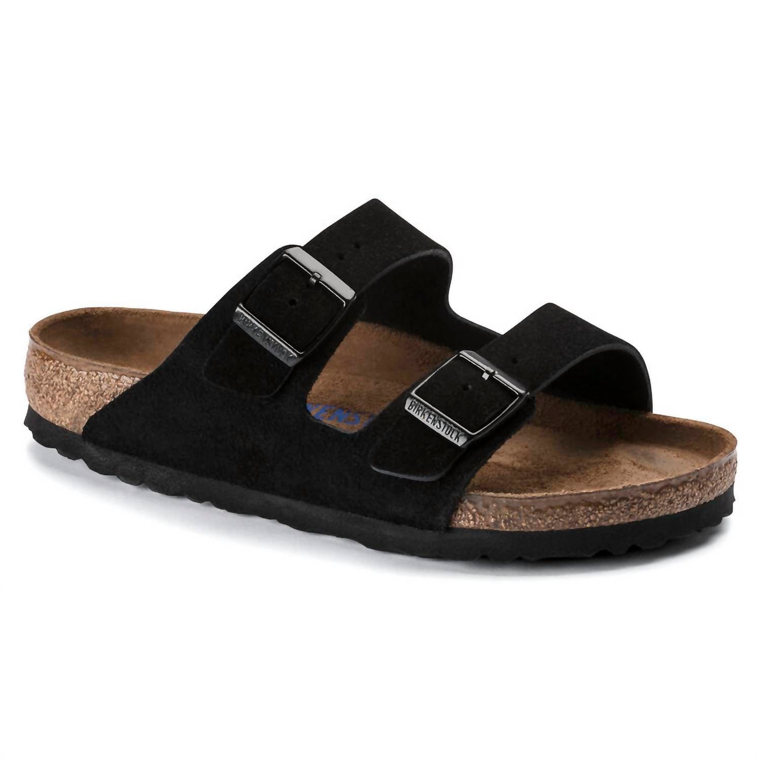 Birkenstock - Unisex - Arizona Soft Footbed Suede Leather Sandals