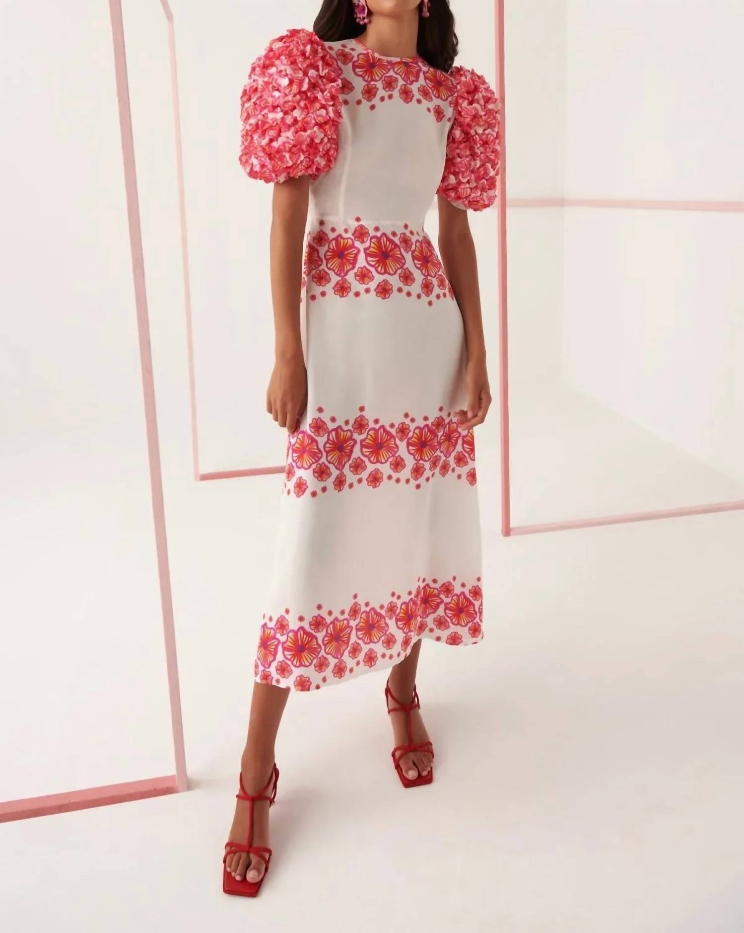 Celia B - Natura Floral Midi Dress