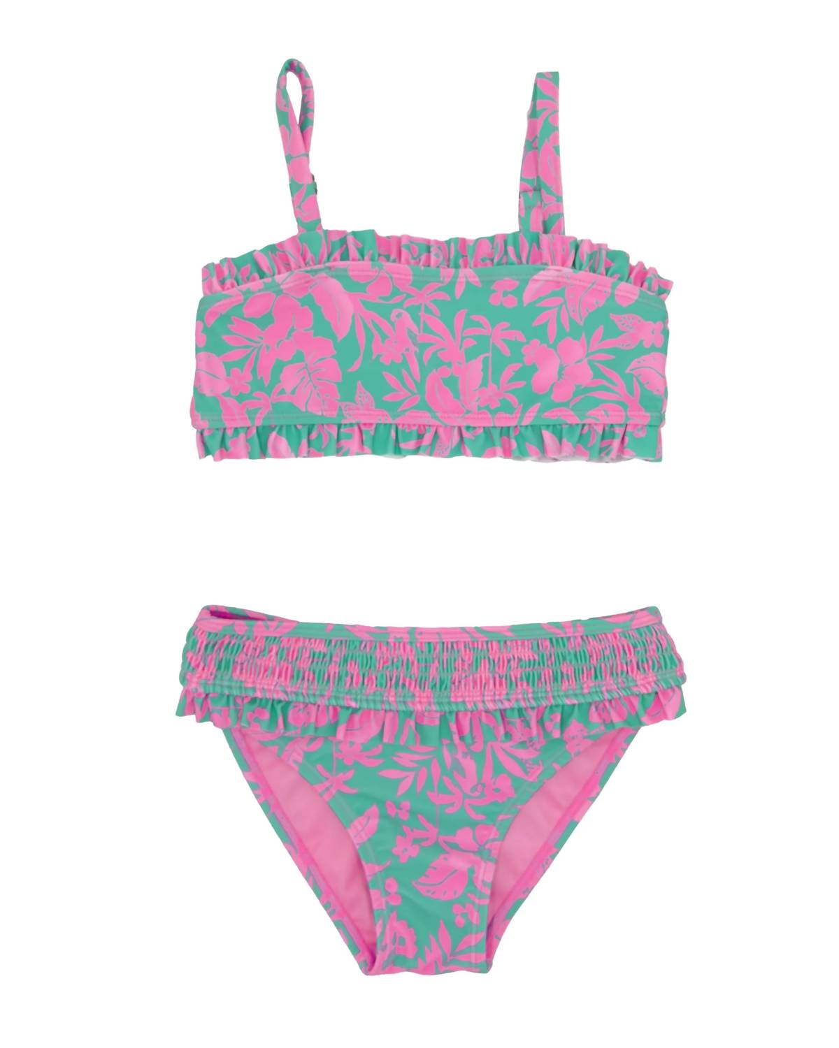 feather 4 arrow Girls Wanderlust Bikini Set in ultramarine - kids' bikini - detail view