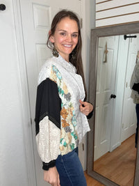 Pol - Charlotte Button Down Layering Top