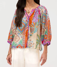 Johnny Was - MICHAELLA PEASANT BLOUSE