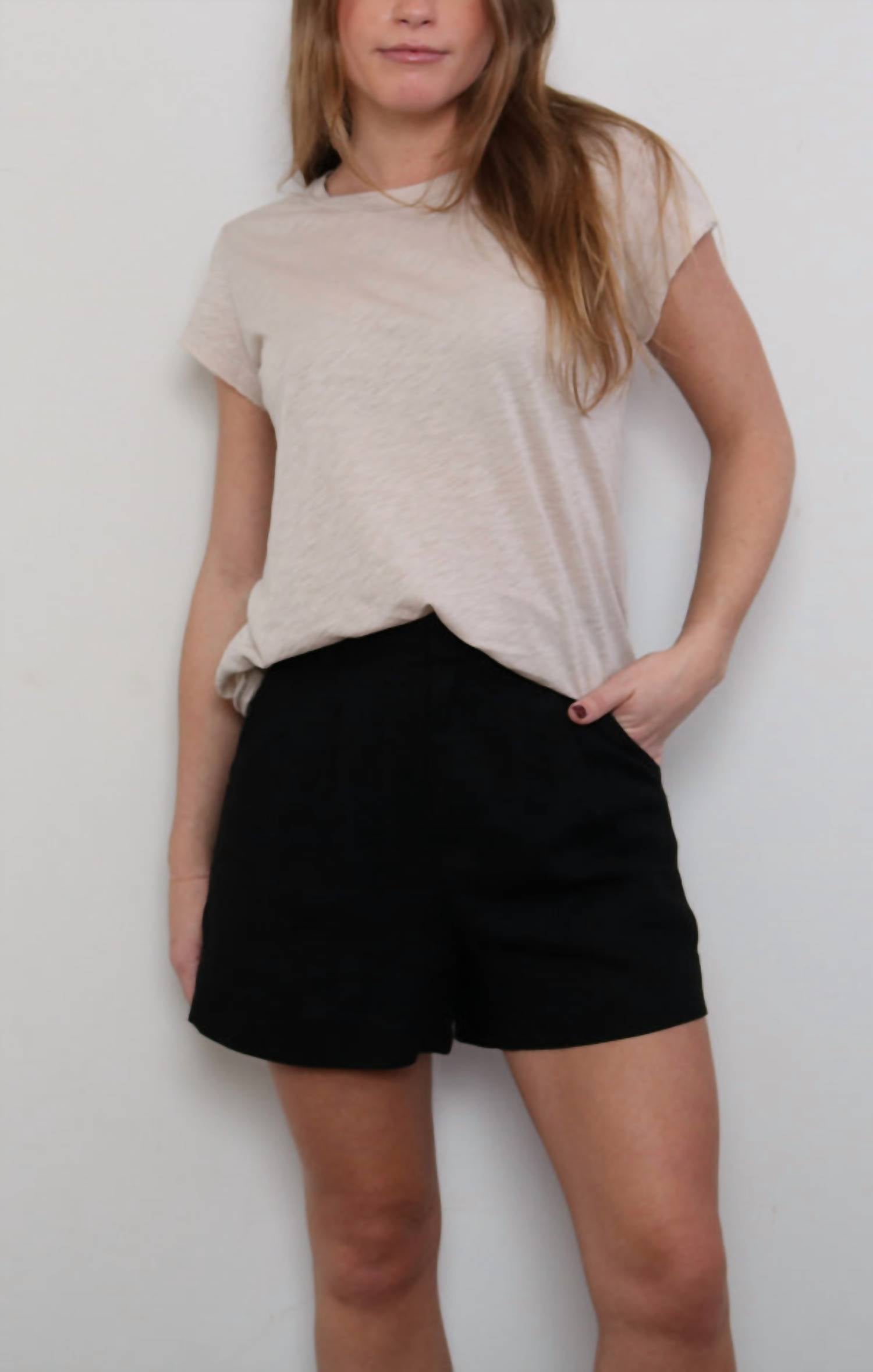 Mint - Dean Linen Shorts