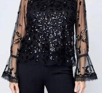 Carre Noir - Sparkle Top