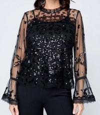 Carre Noir - Sparkle Top