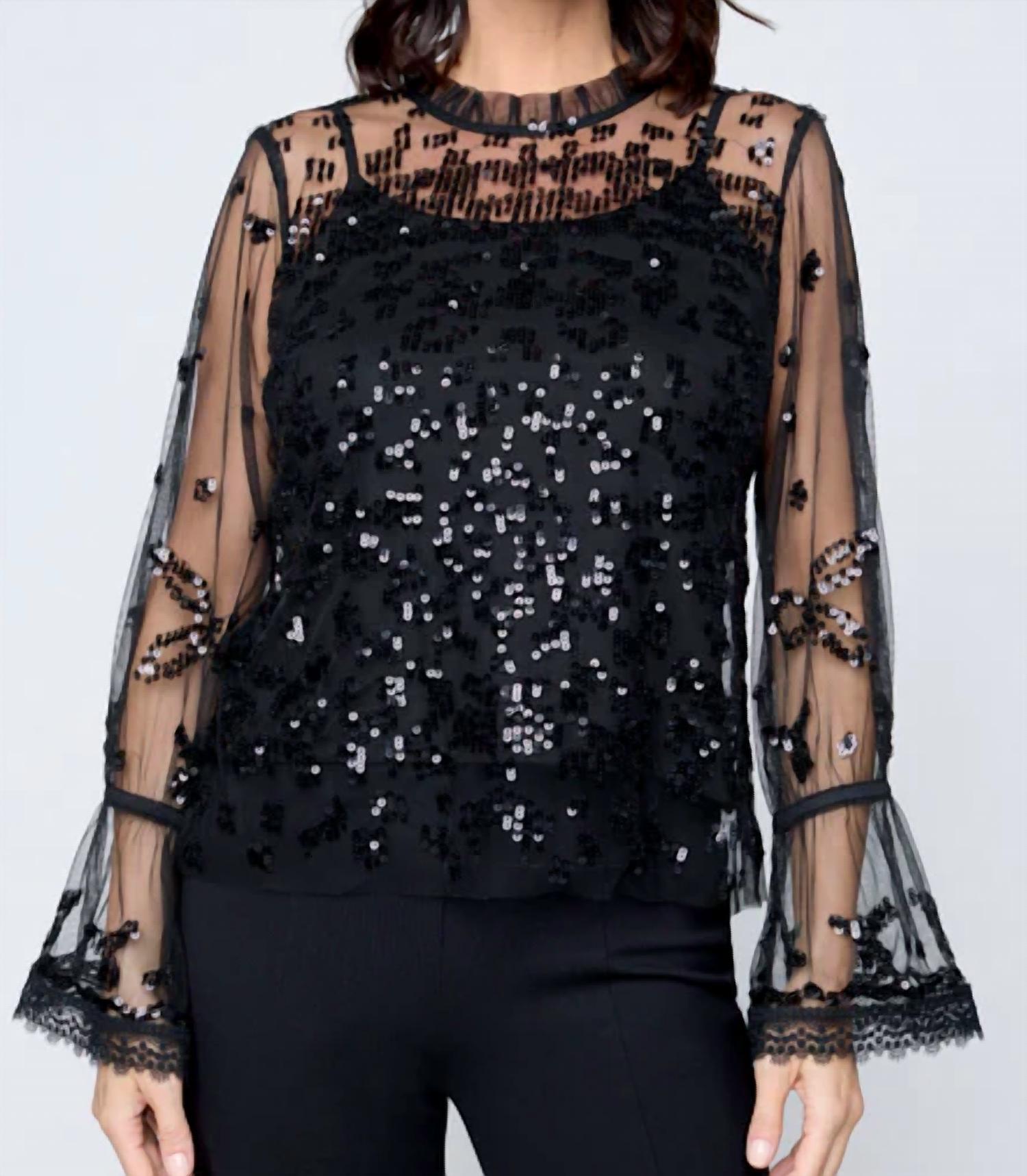 Carre Noir - Sparkle Top