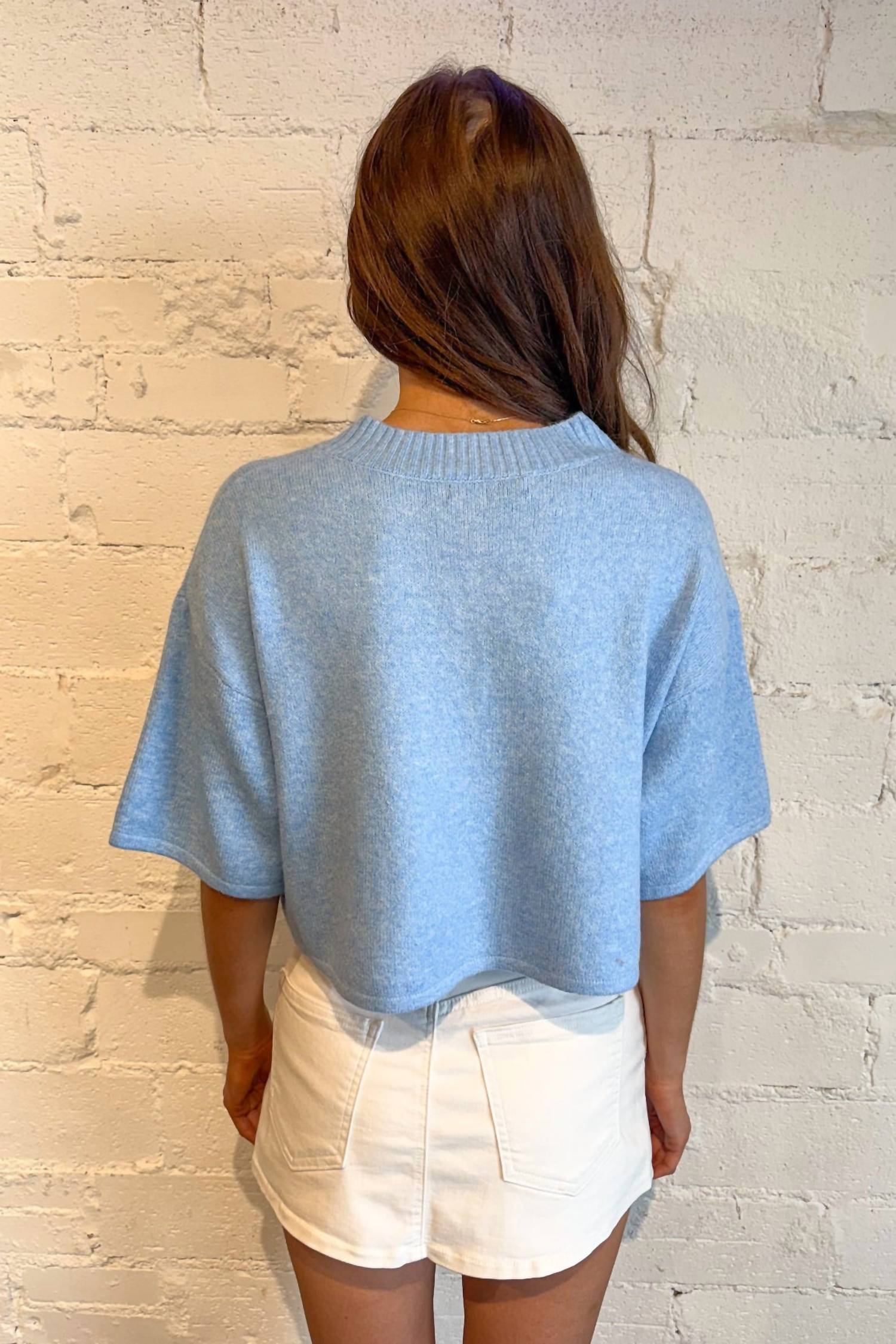 Olivaceous - Livia Boxy Cropped Cardigan