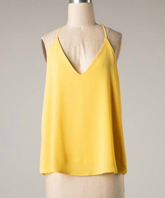 Fascination - Women's Textured Solid Cami Top
