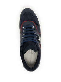 Salvatore Ferragamo - Men's Borg Logo Low-top Sneakers