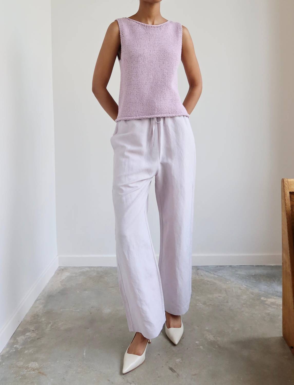 Mijeong Park - Silk Linen Drawstring Pants