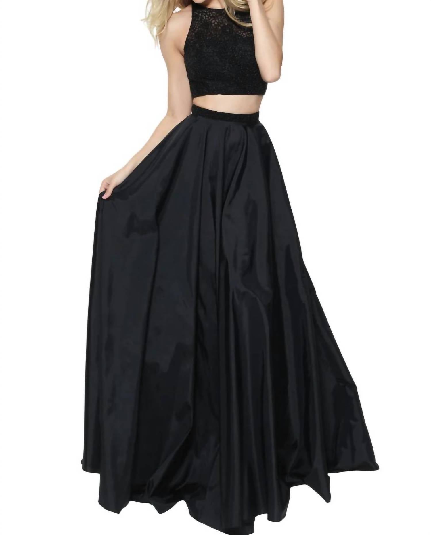 Sherri Hill - High-Neck Prom Dress