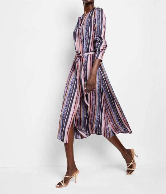 Nic + Zoe - Animal Stripe Loren Dress