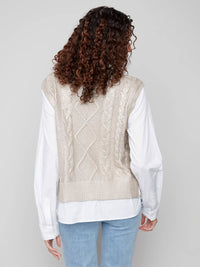 Charlie B - Foiled Knit Fooler Vest