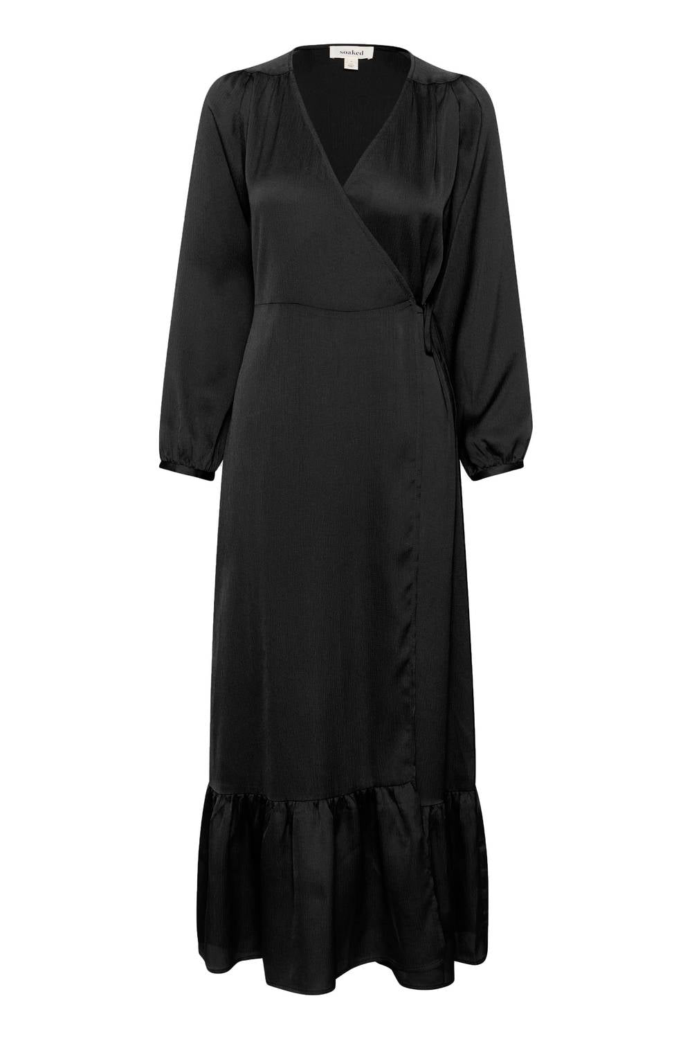 Soaked In Luxury - Ioana V-neck Wrap Midi Dress