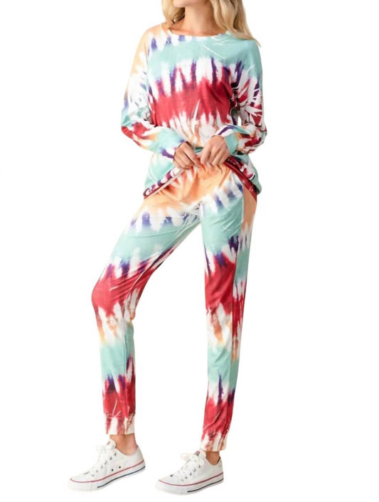 Blumin - Ink Art Tie Dye Jogger Set