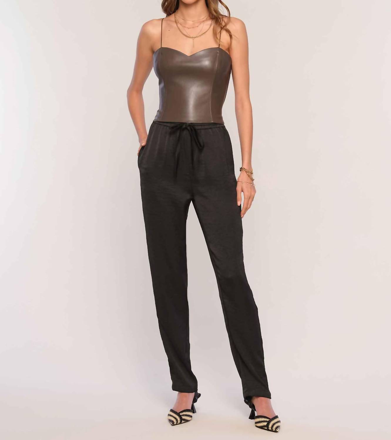 heartloom Morgan Slim Fit Pant in black - women's pants