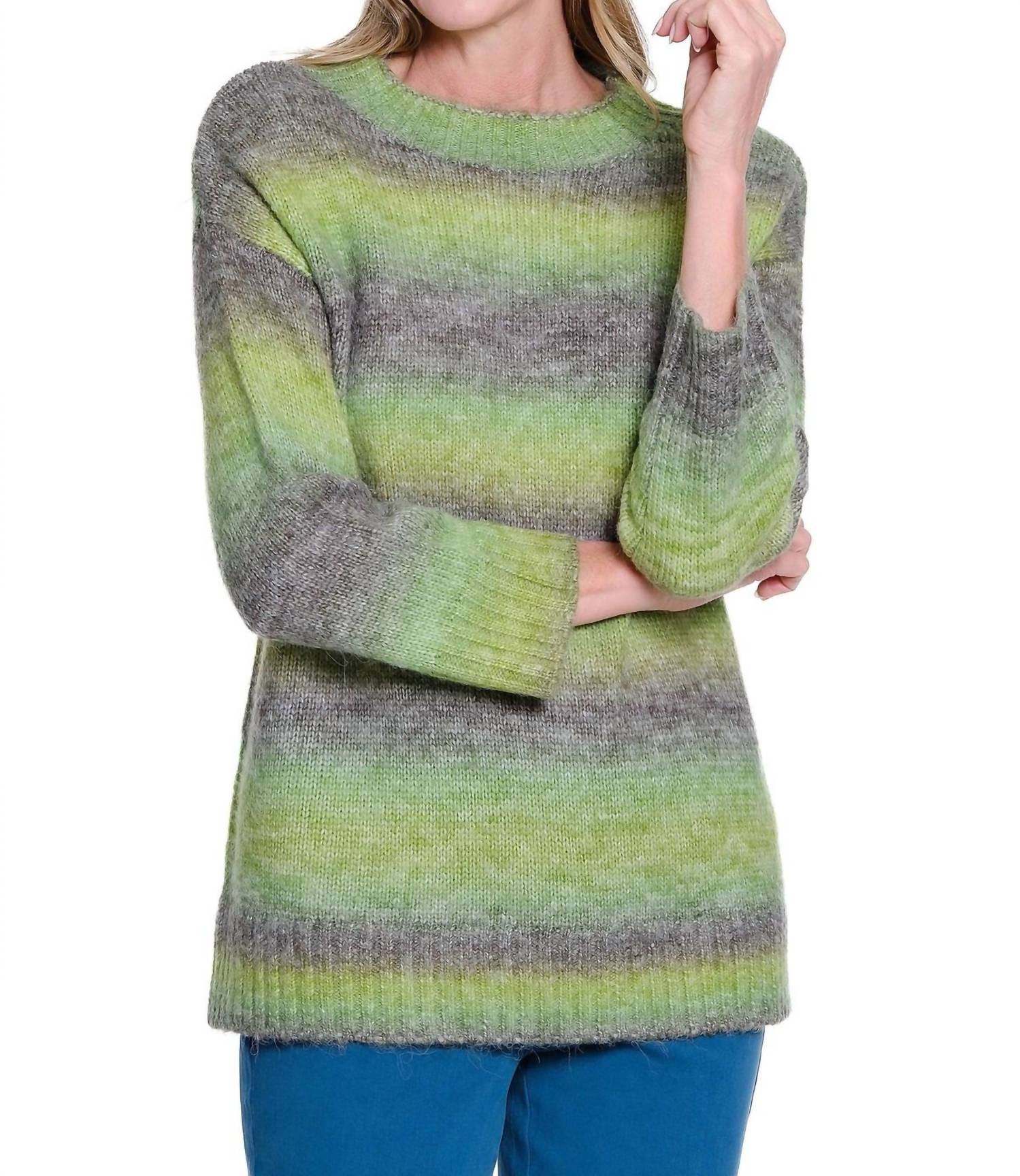Multiples - Ombre Striped Sweater