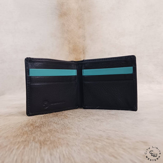 Hooey - Men's Hawk Aztec Inlay Bi-fold Wallet