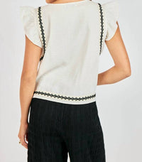 Sadie & Sage - Memory Lane Ruffle Top