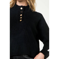 Thml - Half Button Knit Sweater
