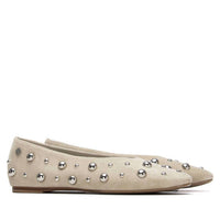 Xti Women's Microfiber Shoes in ice - women's sandal - detail view