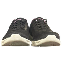 Skechers Women's Mesh Hands Free Swift Fit Shoes in black and pink - women's shoe - alternate view