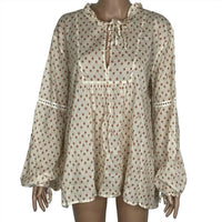 Lfdl - Women's Ruffled Long Sleeve Blouse