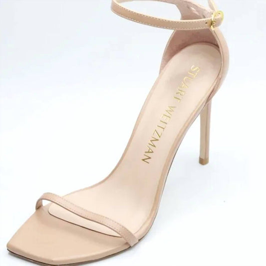 Stuart Weitzman - Women's Nudistcurve 100 Smooth Leather Sandals