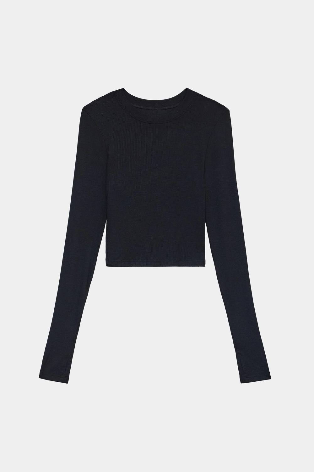 Splits59 - Louise Rib Long Sleeve Crop Tee
