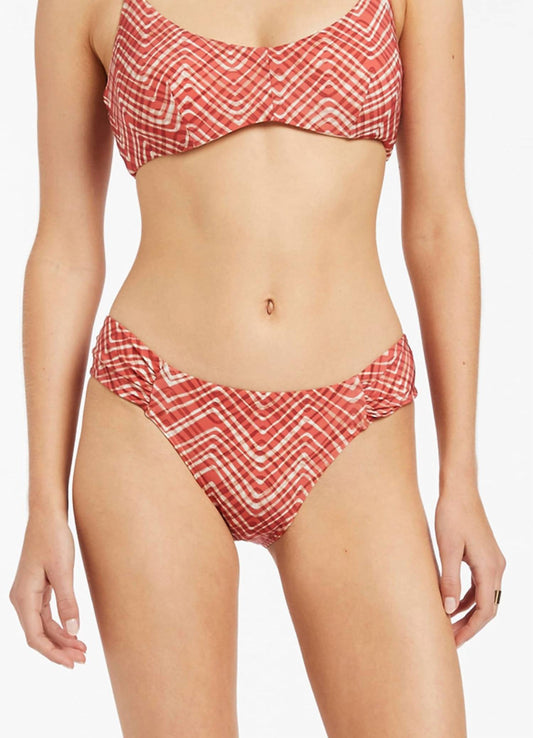 Jets - Bonita Ruched Hipster Swim Bikini Bottom