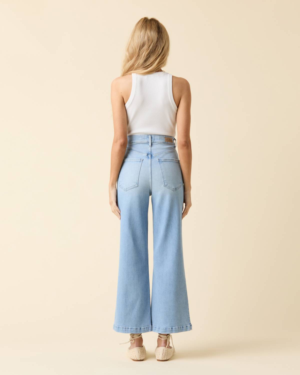 Le Jean - Virginia Wide Leg Ankle Jeans