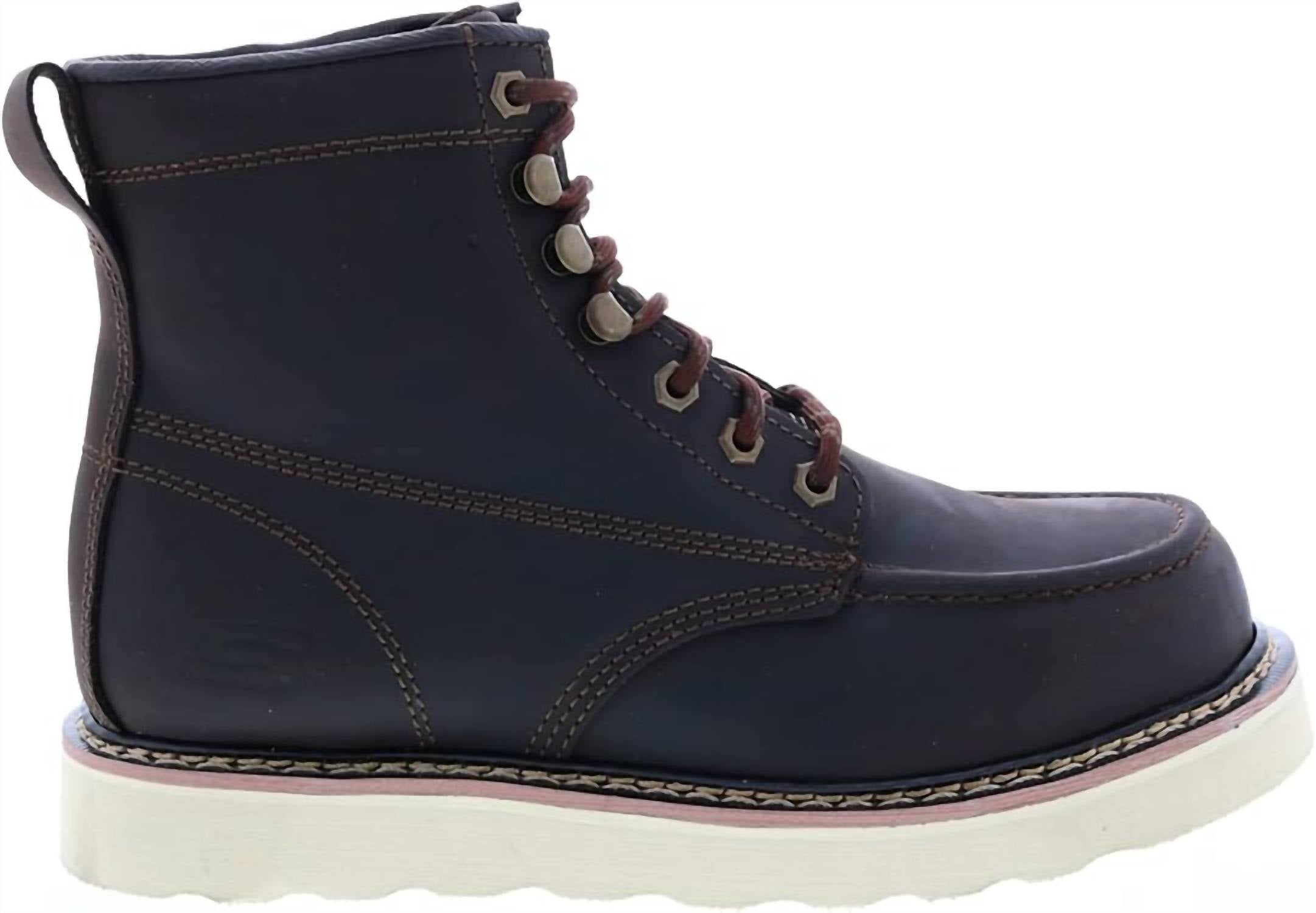 Skechers - Men's Pettus Chirk Steel Toe Work Boots