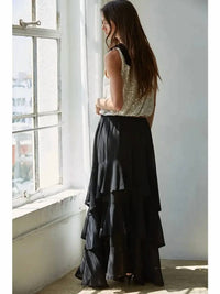 By Together - Sequin Sleeveless Crop Top With Bow