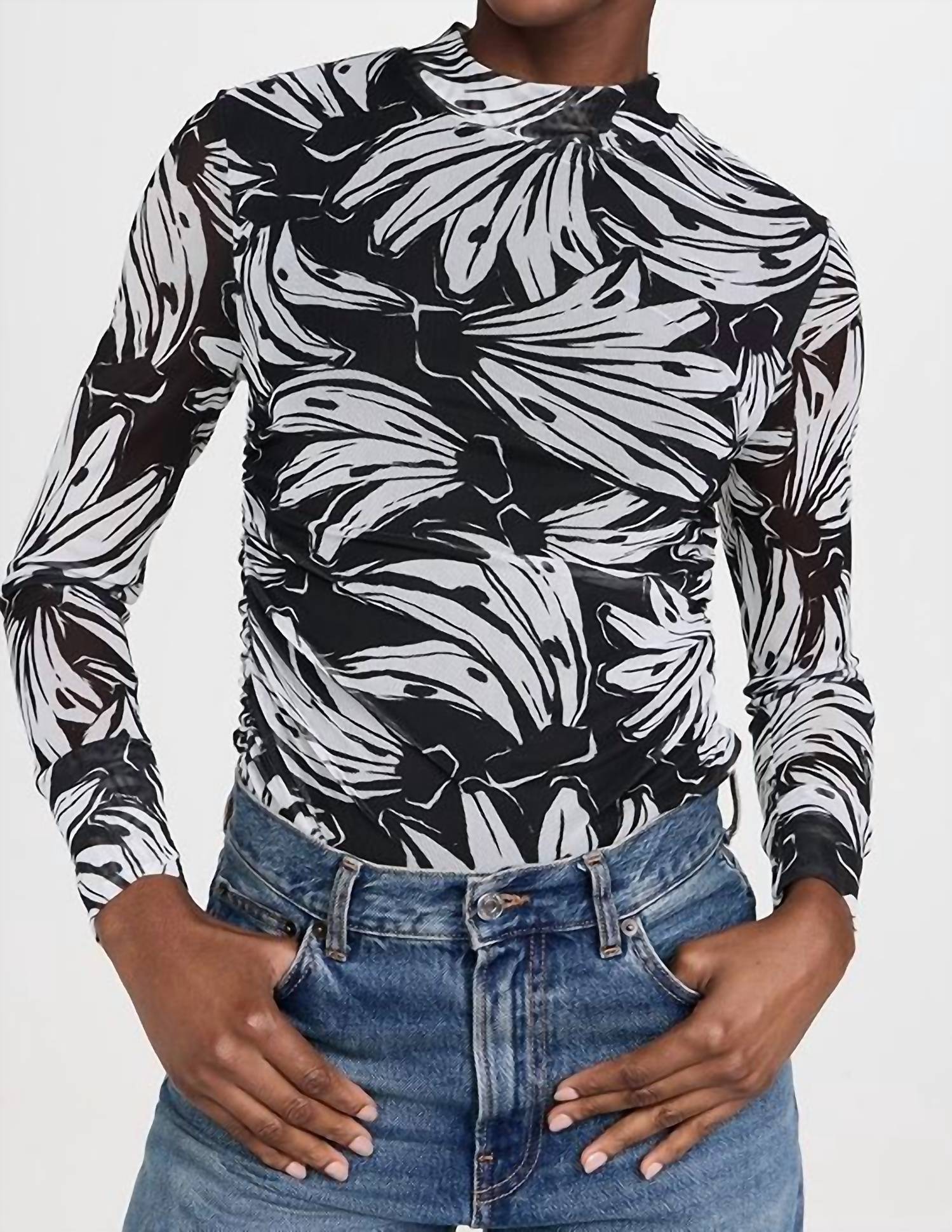 Farm Rio - Bossa Banana Tulle Blouse
