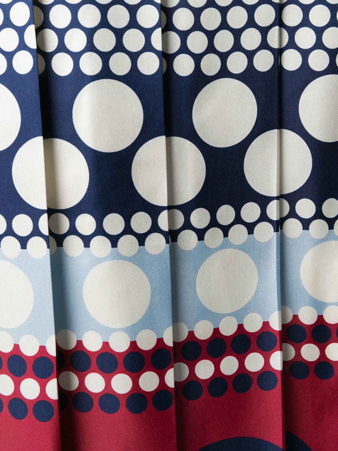 Valentino - Stripe And Dot Skirt