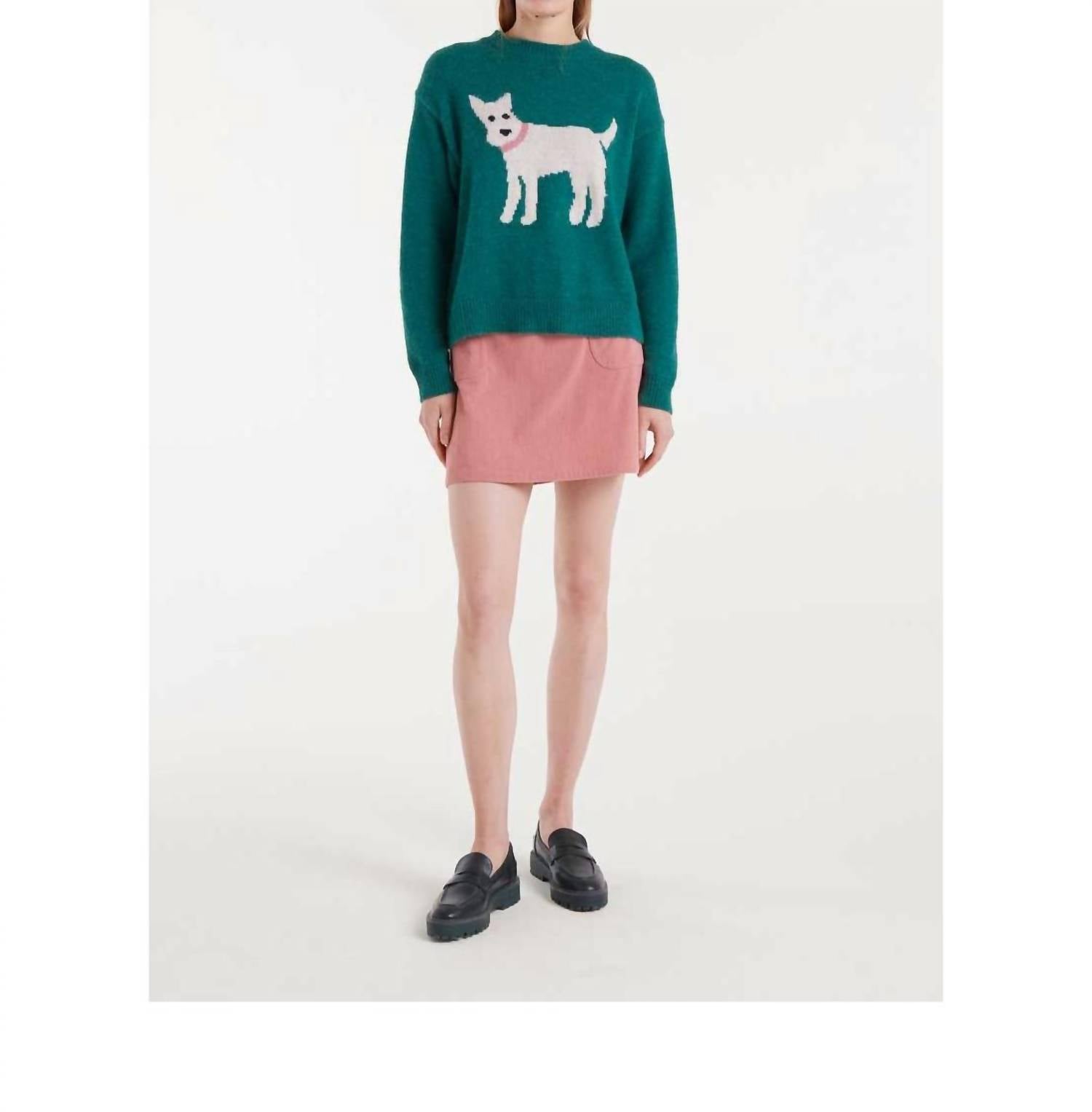 Compania Fantastica Jersey De Punte Sweater in schnauzer - women's sweater - alternate view