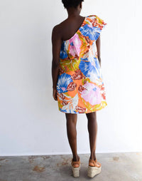 Never A Wallflower - One Shoulder Short Dress