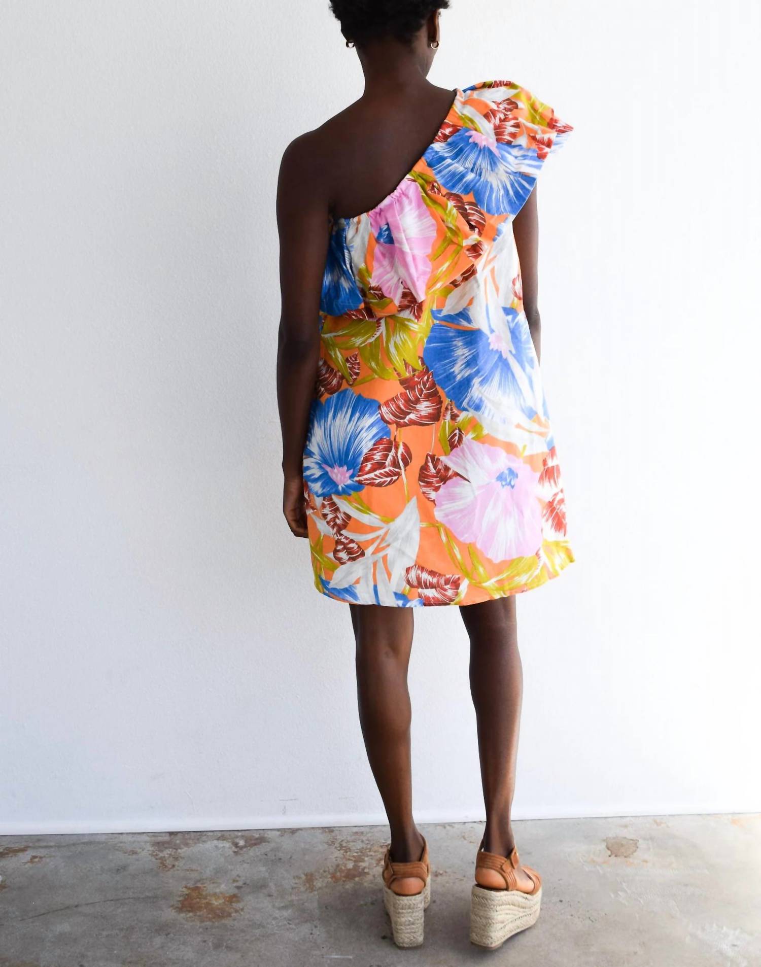 Never A Wallflower - One Shoulder Short Dress