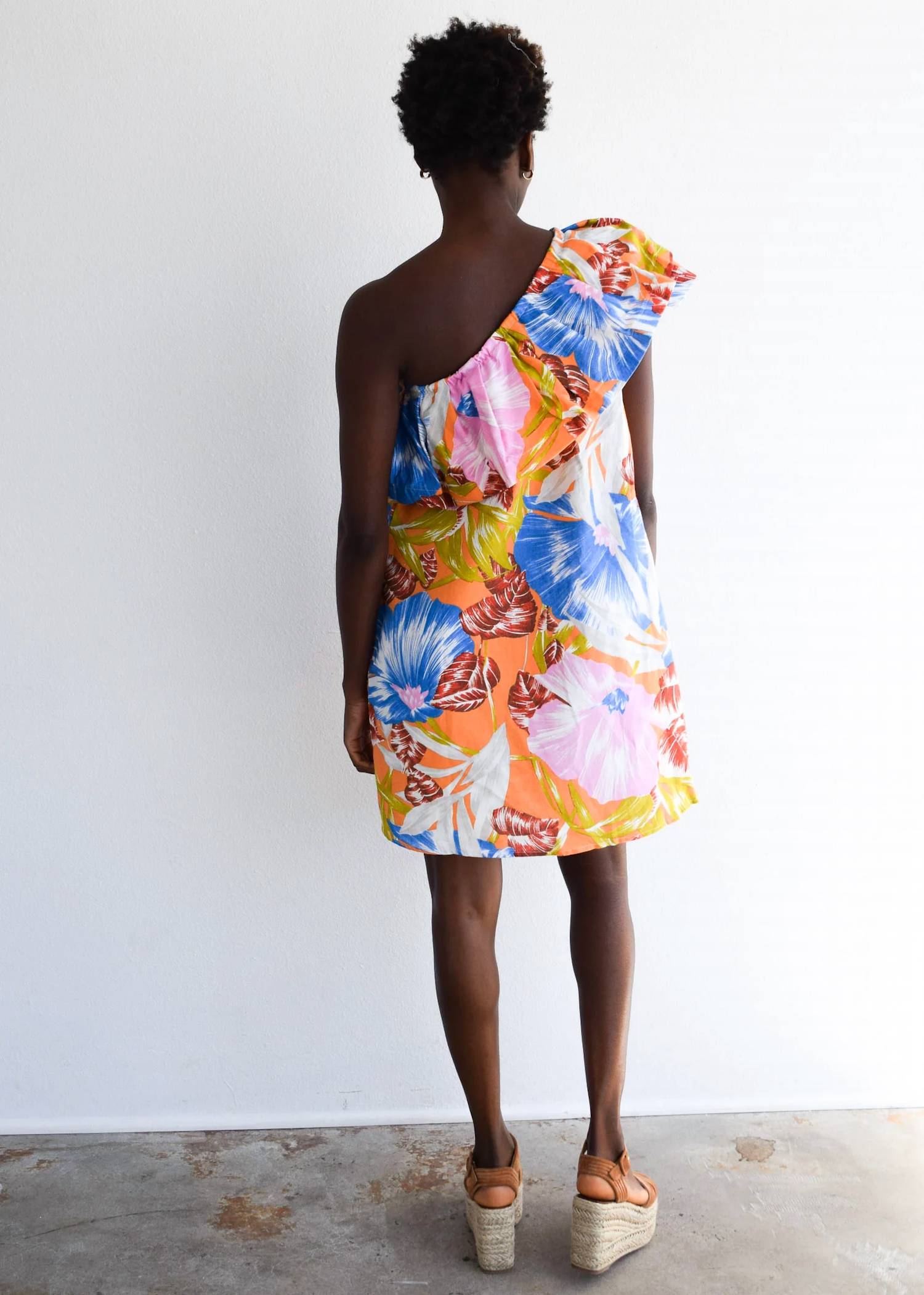 Never A Wallflower - One Shoulder Short Dress