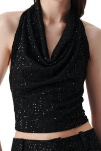 Iro - Masanne Sequin Halter Top