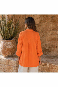 Tempo Paris - Linen Oversized One Button Jacket